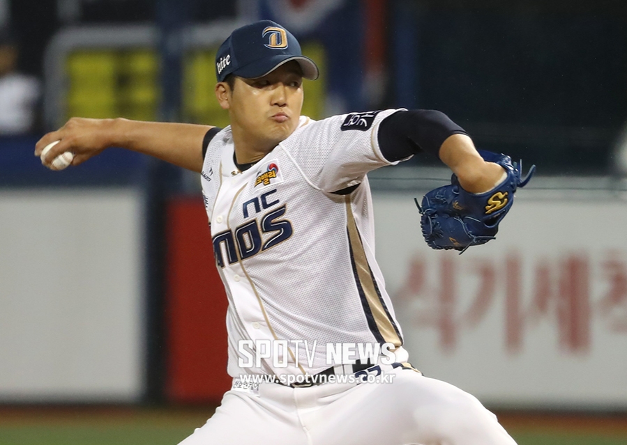 [포토S] 마운드 오른 NC 정수민
