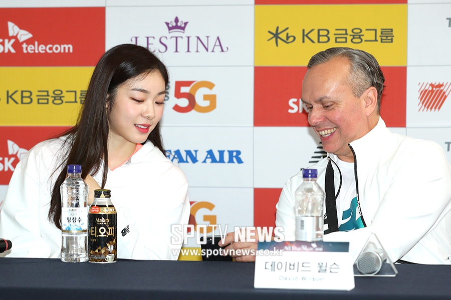 [포토S] 김연아-데이비드 윌슨, 다정다감