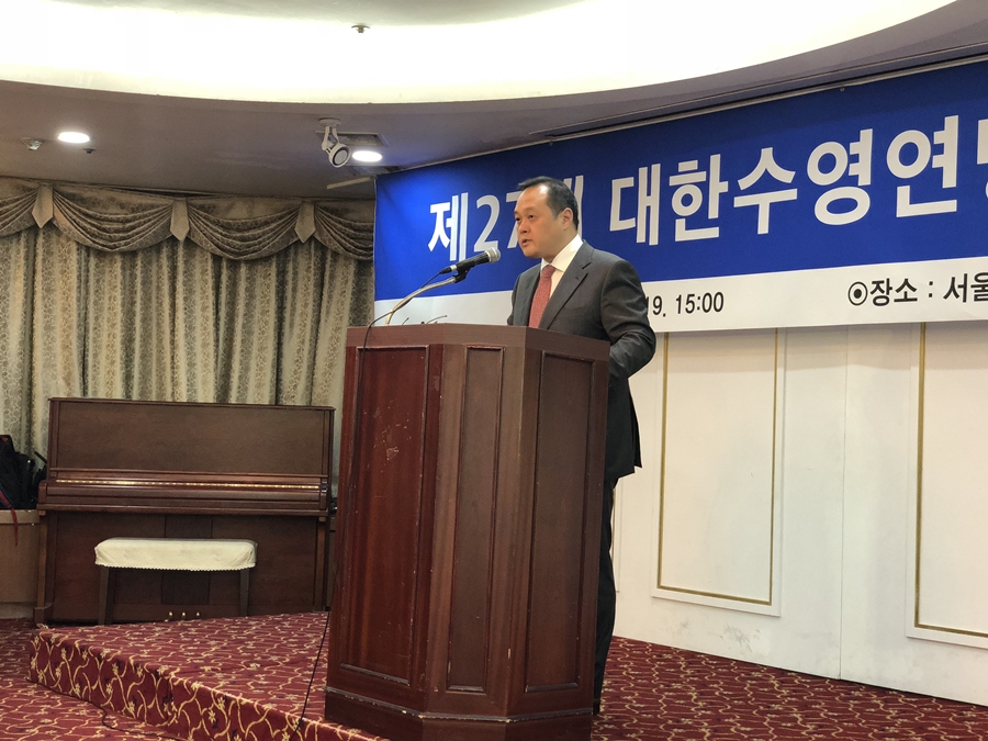 김지용 국민대 이사장, 대한수영연맹 새 회장 당선