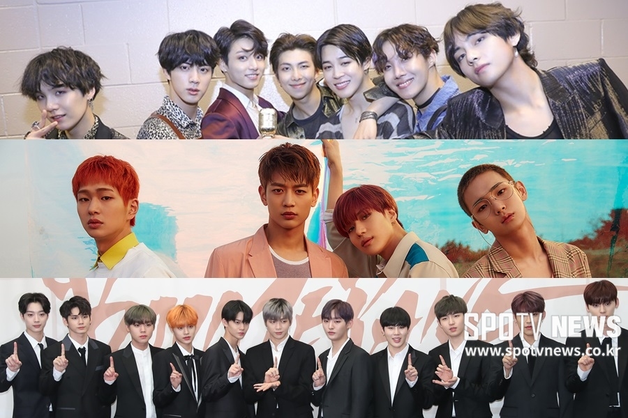 [뮤직S] 방탄소년단→샤이니→워너원, '컴백' 보이그룹 3대장