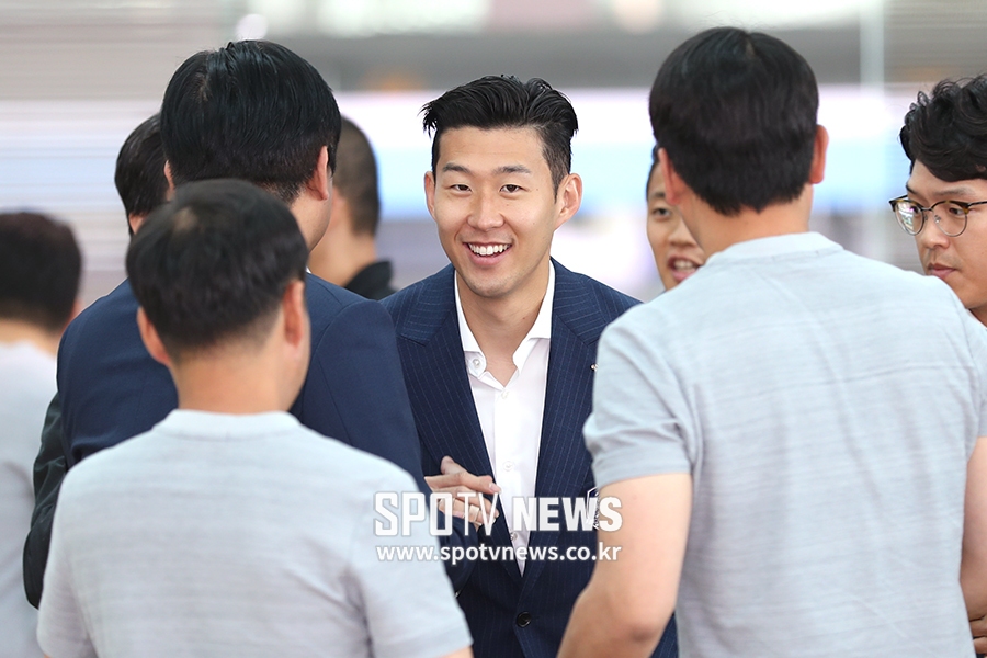 [포토S] 손흥민, '러시아 월드컵, 기대하세요'