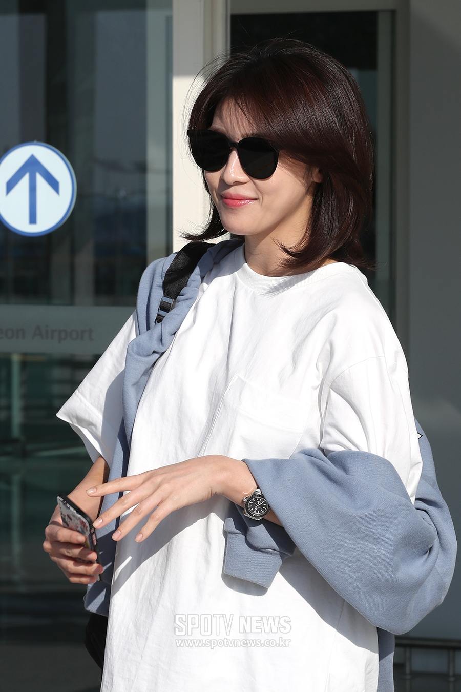 [포토S] 하지원, '티 하나만 입어도 예뻐~'