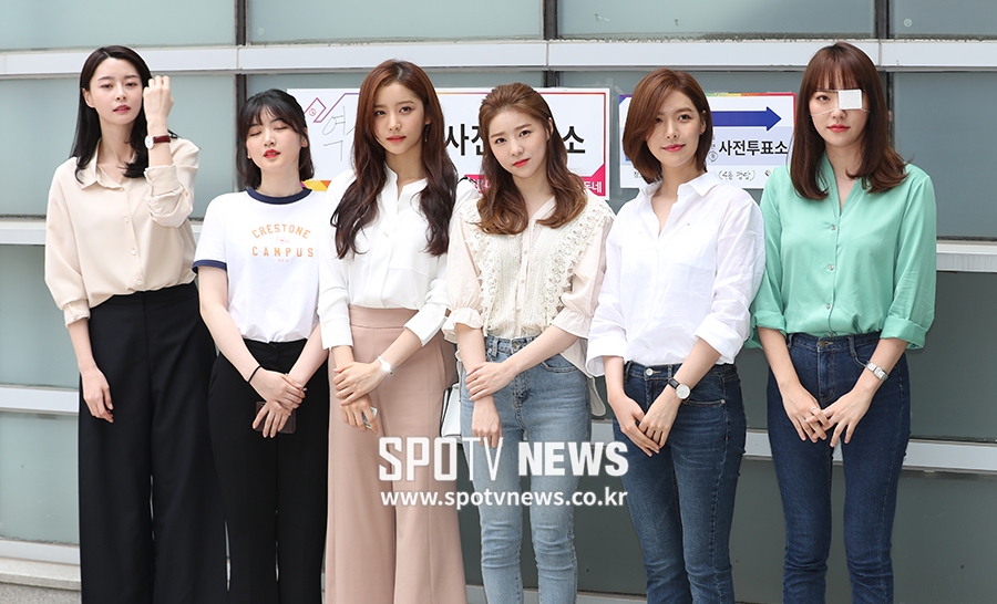 [포토S] 헬로비너스, 투표장 찾은 미녀들