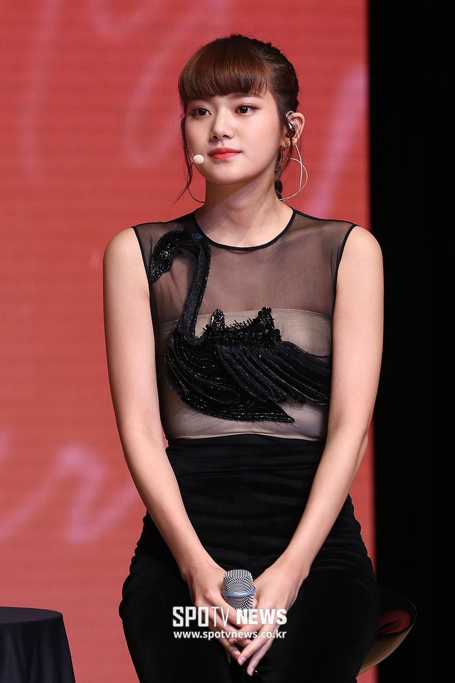 [포토S] 민서, 블랙 시스루로 섹시하게