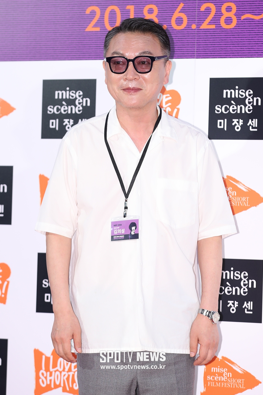 [포토S] 김의성, '시원하게 입고 왔어요'