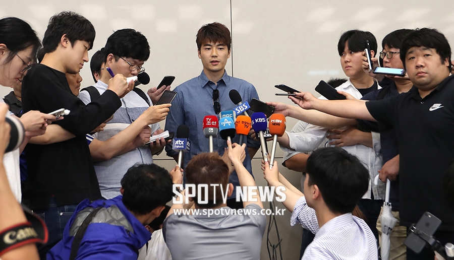 [포토S] 기성용, 대표팀 은퇴 암시