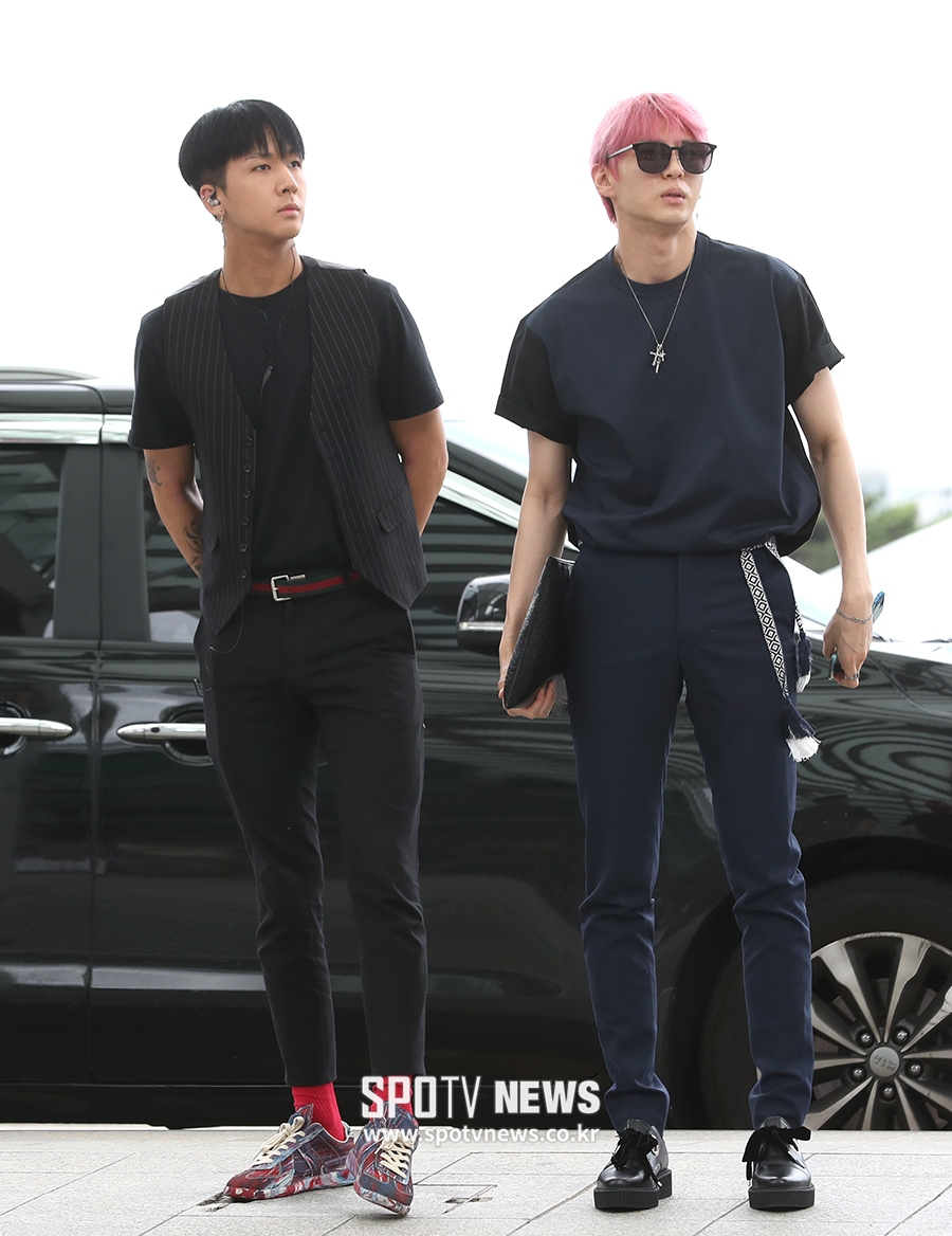 [포토S] 라비-레오, 인천공항에서 포스 작렬