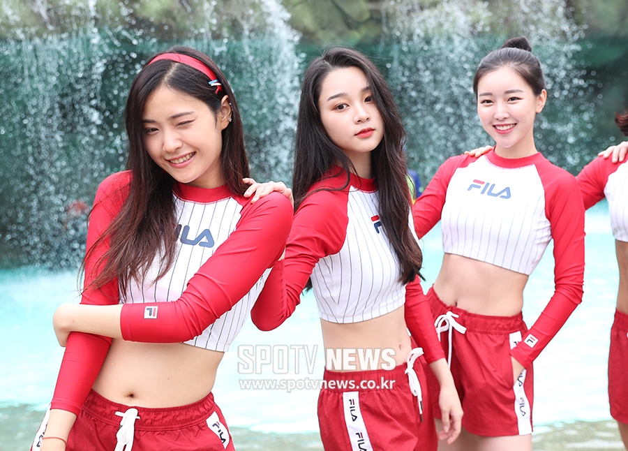 [포토S] 휠라핏 이제니-김서연-윤유정, 삼색 매력 발산