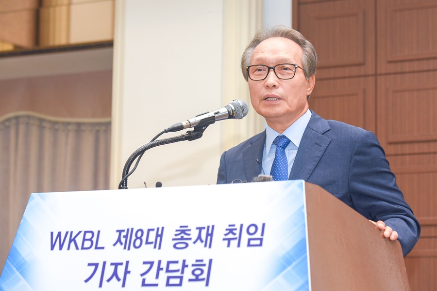 이병완 WKBL 신임 총재 “제7, 8구단도 임기 중 모색”