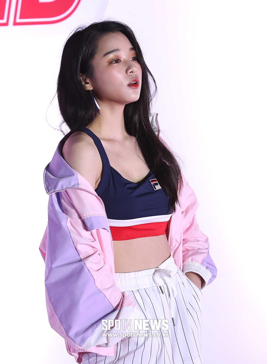 [포토S] 휠라핏 김서연, 카리스마 풍기는 앳된 얼굴