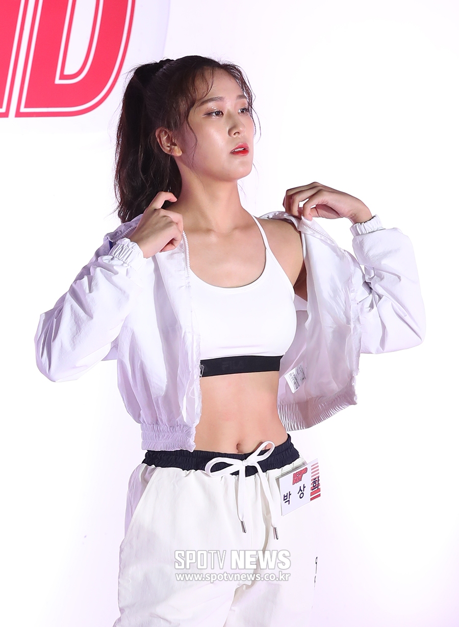 [포토S] 휠라핏 박상희, 트레이닝복 입고 섹시하게
