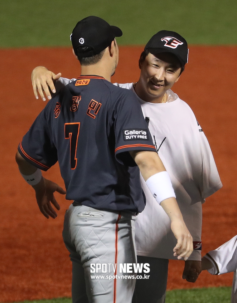 [포토S] 송광민-정우람, '올스타전 수고했어'