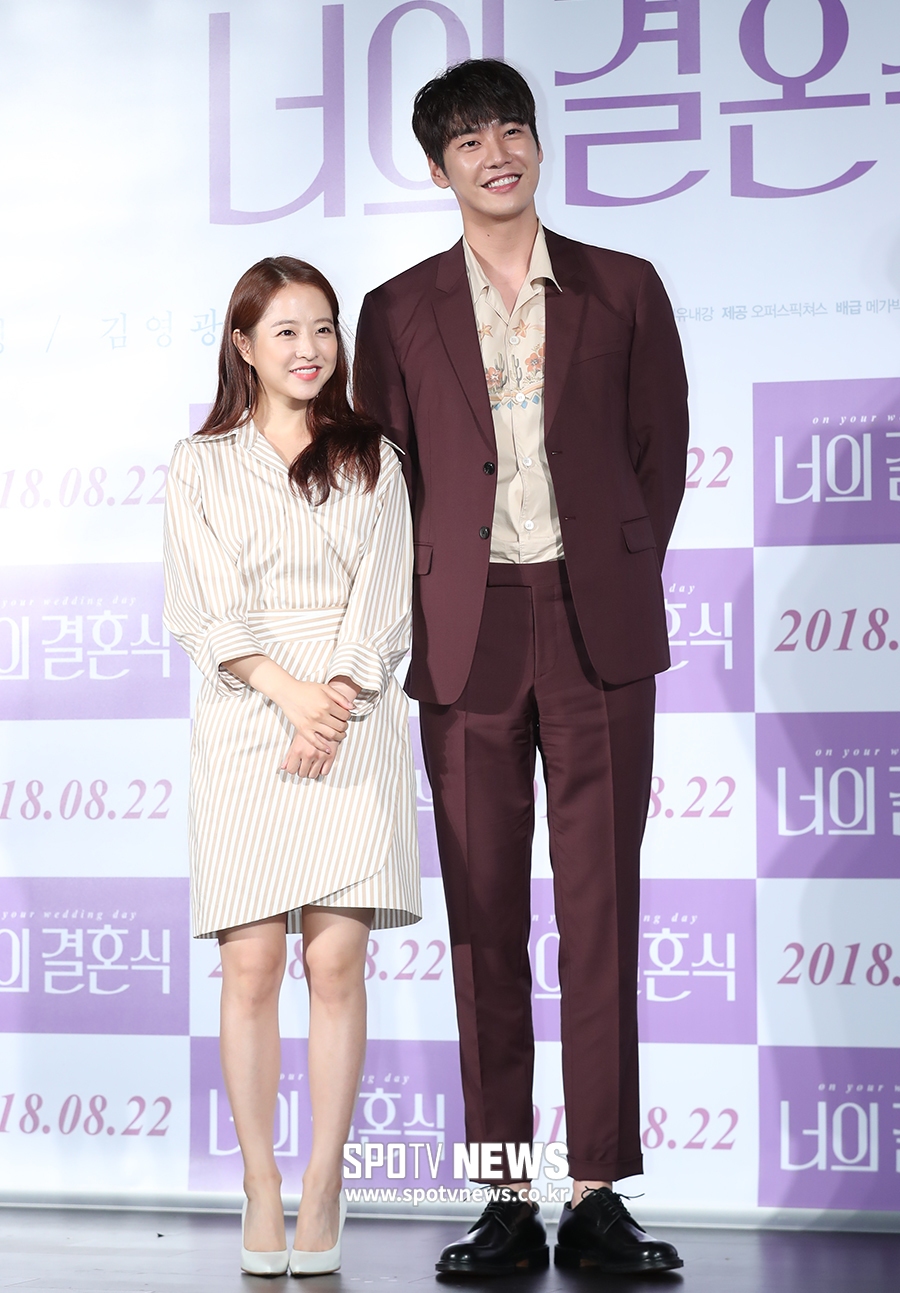 [포토S] 김영광-박보영, 신장 차이가 커도 완벽한 조화