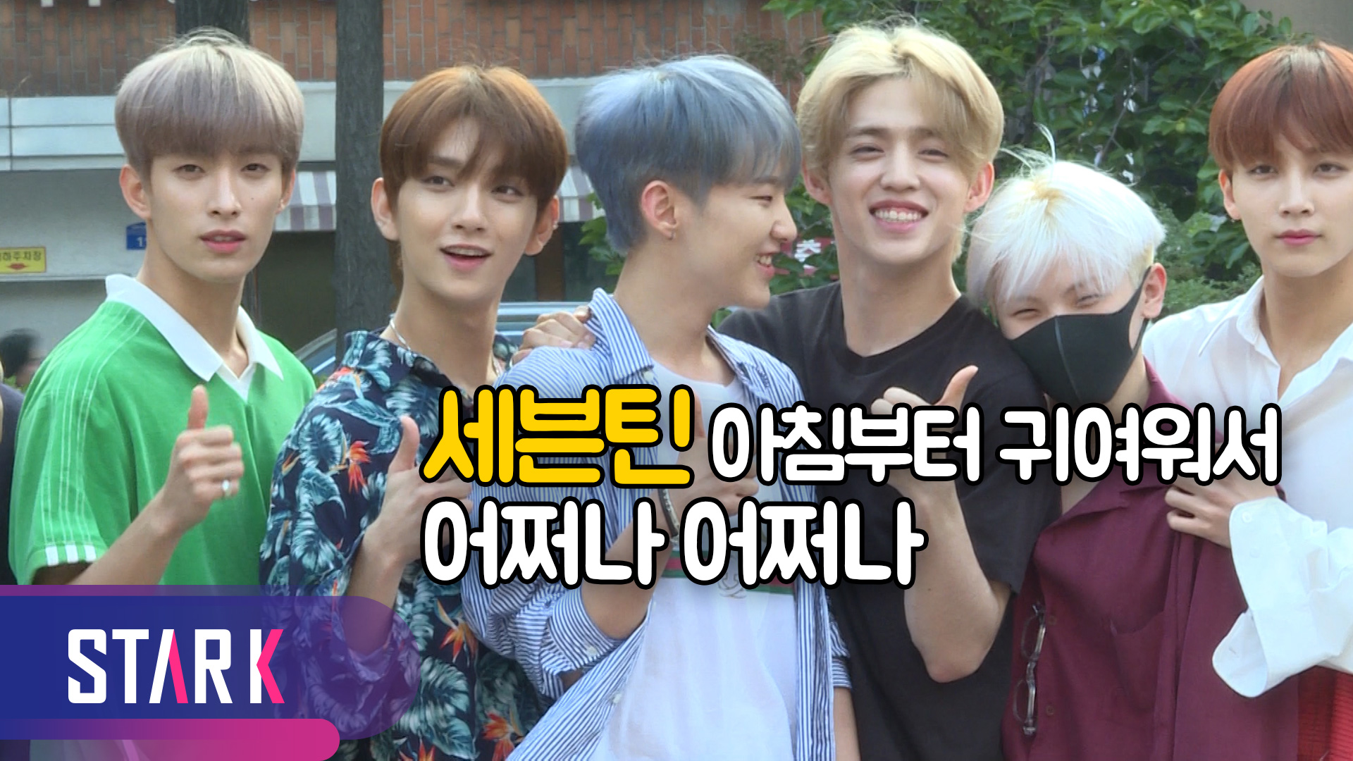 [영상] 무더위 어쩌나 어쩌나! 세븐틴의 아침 출근길