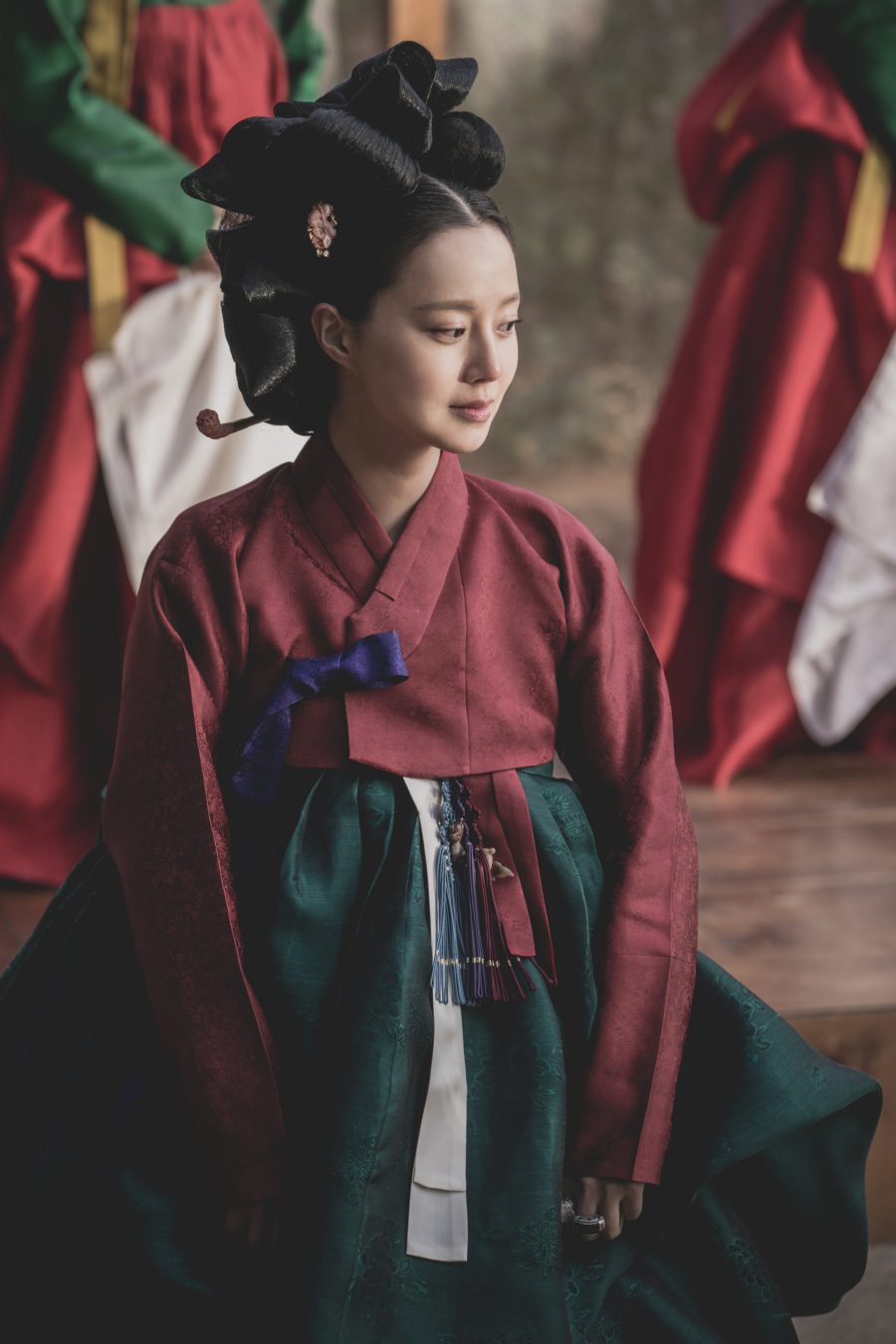 '명당' 문채원, 베일에 감춰진 기생 변신