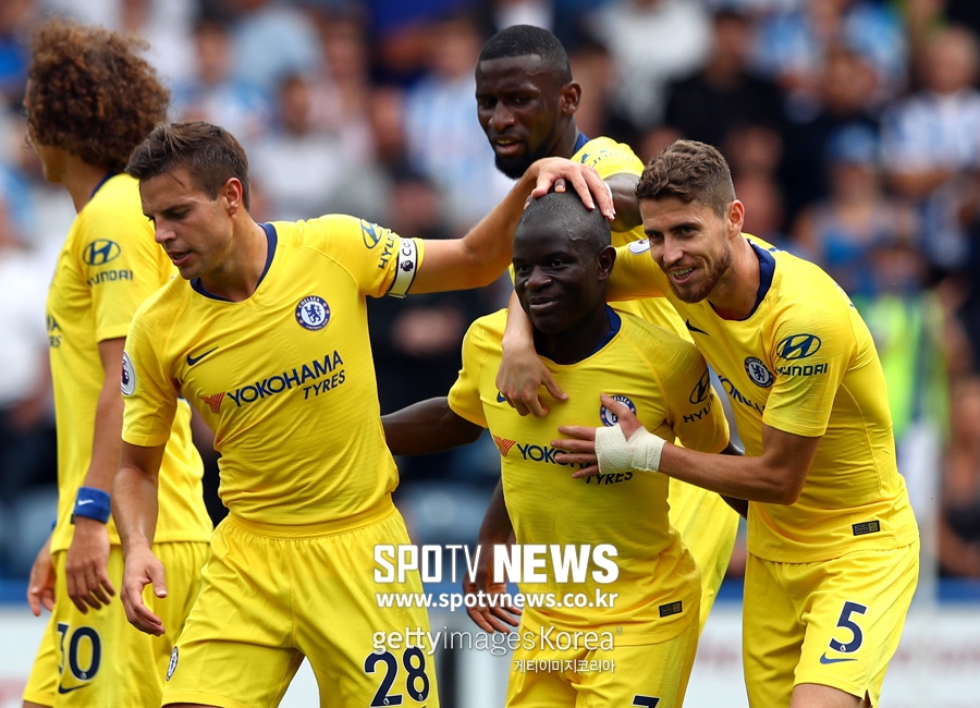 [EPL REVIEW] '캉테 결승골' 첼시, 허더즈필드 원정서 3-0 완승