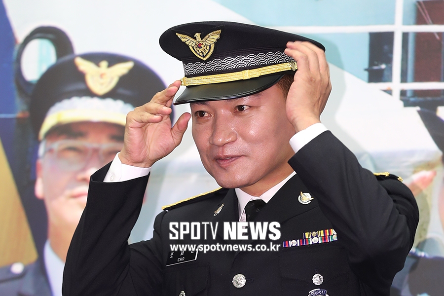 [포토S] 조재윤, '해양경찰로 돌아왔습니다'