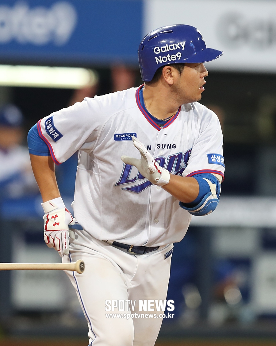 [포토S] 강민호, 추격 분위기 고조 시키는 백투백