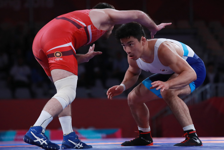[아시안게임] 한국·북한·일본, 레슬링 男 자유형 동반 몰락…최강국은 이란