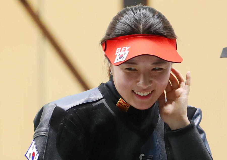 [아시안게임] 정은혜, 사격 두 번째 銀…'슛오프' 뚫고 女 10m 공기소총 2위