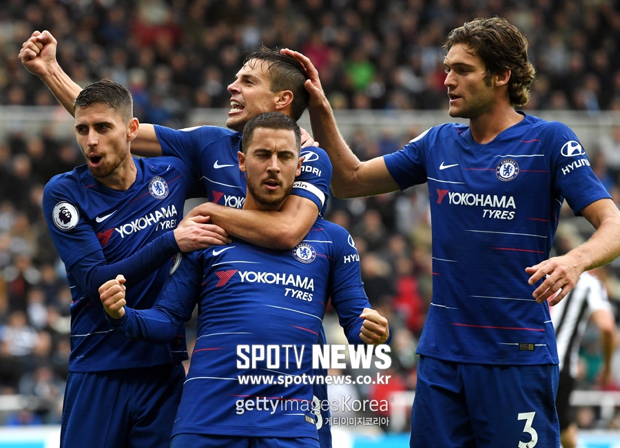 [EPL REVIEW] ‘아자르 골' 첼시, 뉴캐슬에 2-1 승…기성용 풀타임
