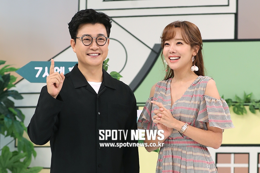 [포토S] 김성주, '백종원-소유진 부부와 MC 호흡!'