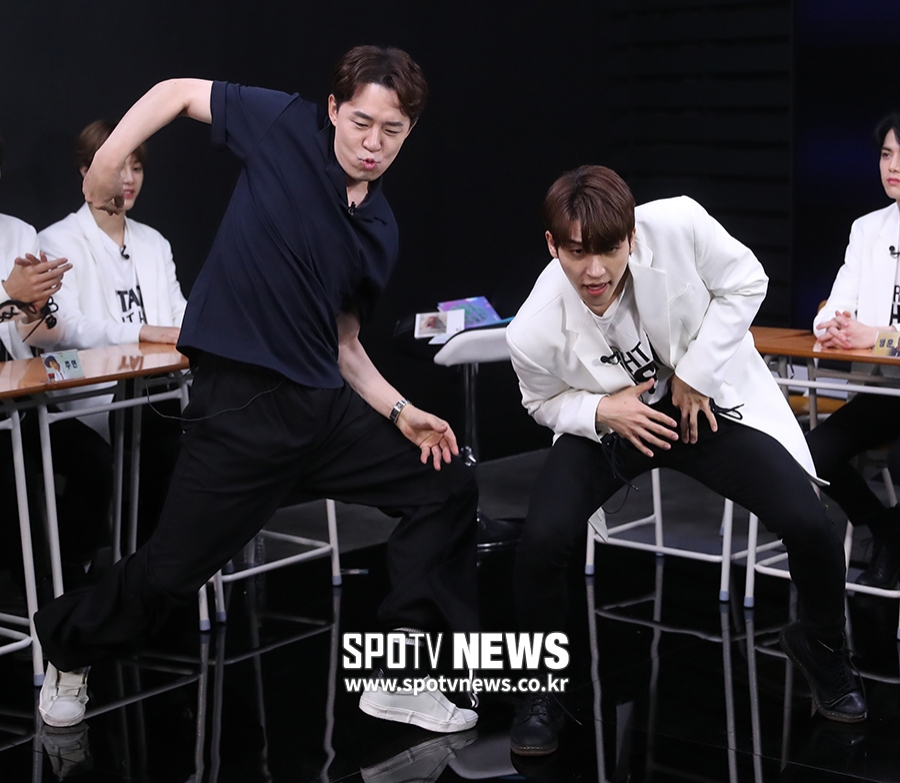 [포토S] 더보이즈 상연, 붐 형과 커플 댄스!