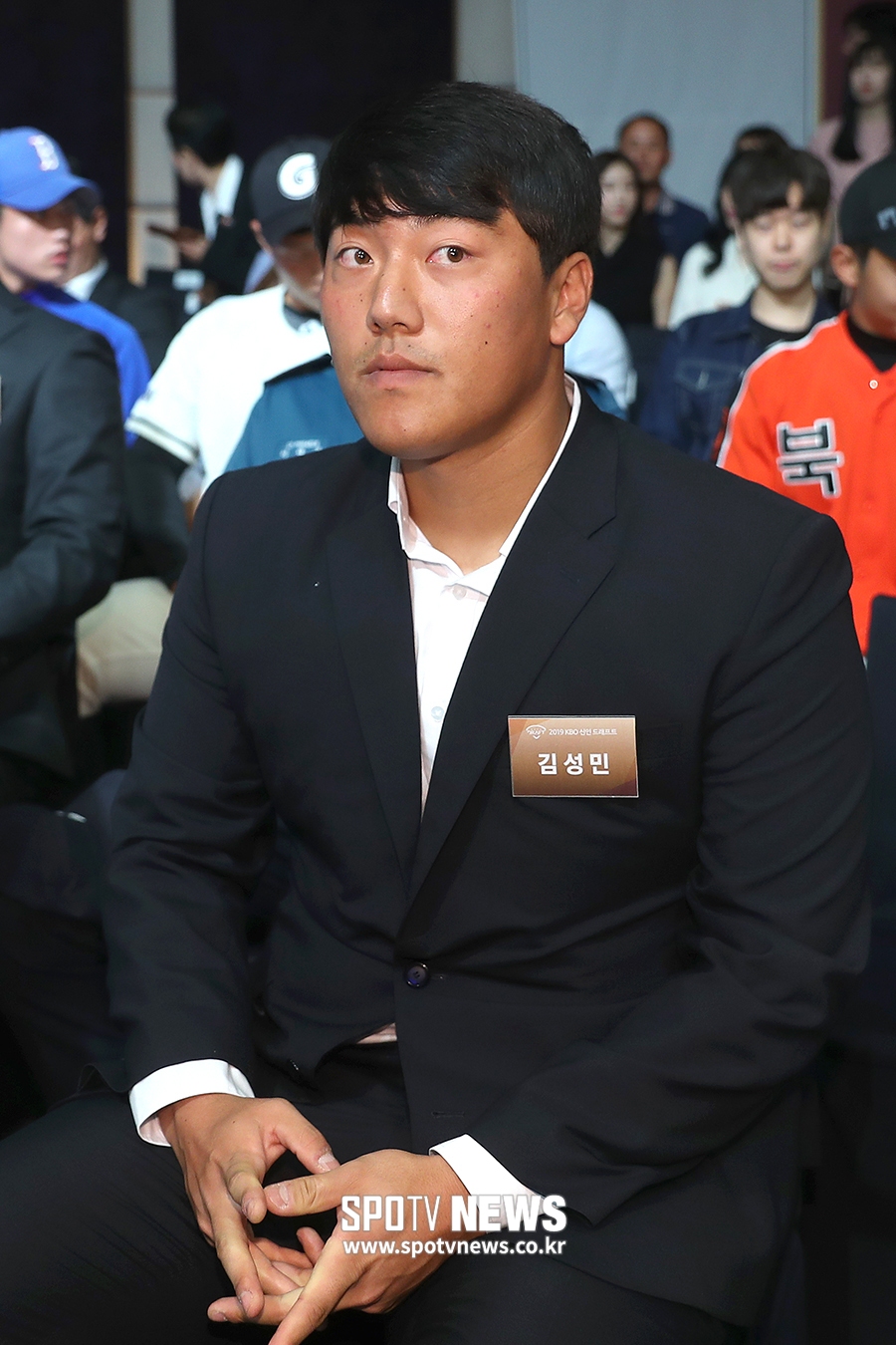 [포토S] 김성민, '너무 긴장되네'