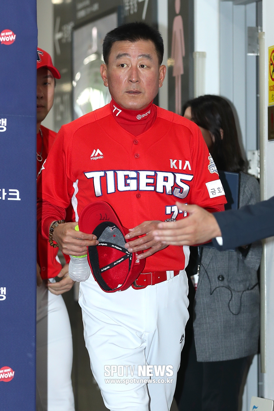 [포토S] KIA 김기태 감독, '업셋을 노린다'