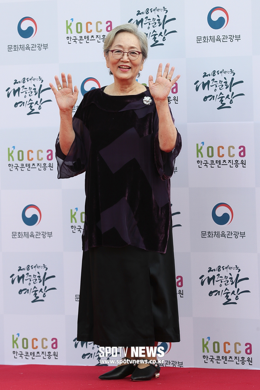 [포토S] 대중문화예술상 참석한 배우 김영옥