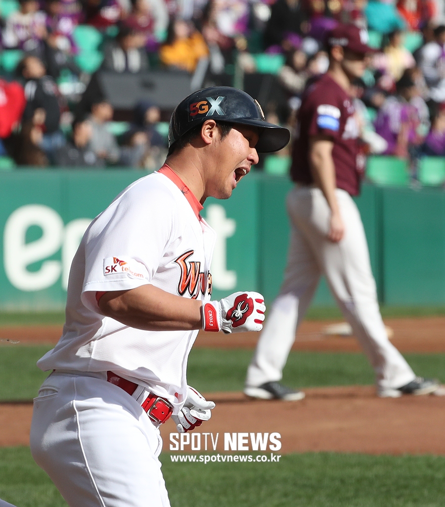 [포토S] 최정, '선취 솔로포로 앞서간다!'