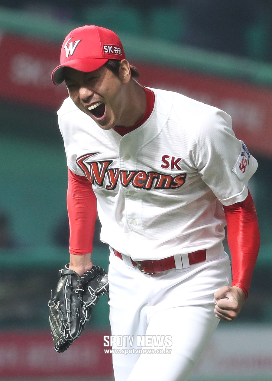 [포토S] 김광현, '이렇게 기쁠 수가!'