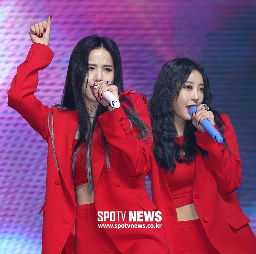 [포토S] EXID 솔지-혜린, 환상 호흡!