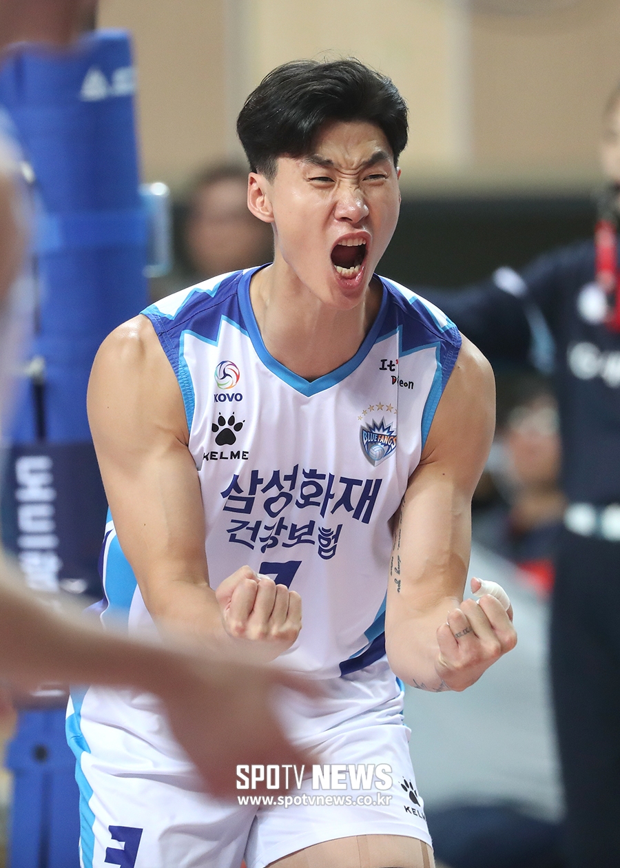 [포토S] 박철우, 주먹을 불끈!