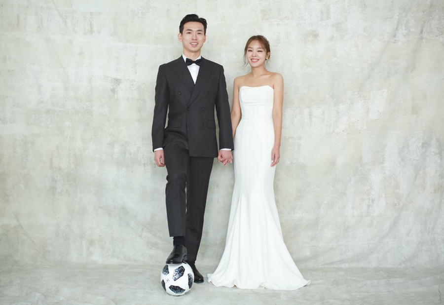FC안양 주현재, 7년 연애 끝 백년가약