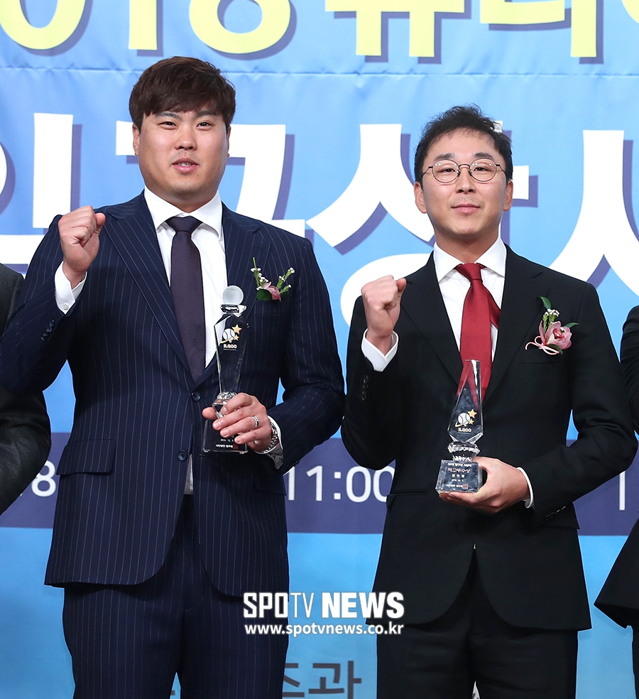 [포토S] 류현진-정우람, 최고의 투수들!