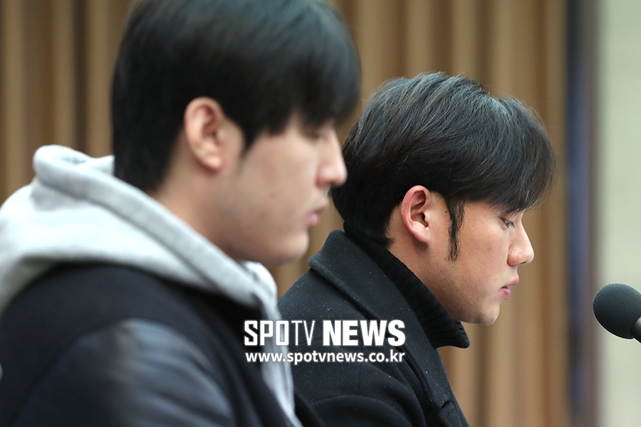 [포토S] 문우람, "저는 정말 승부 조작범이 아닙니다"
