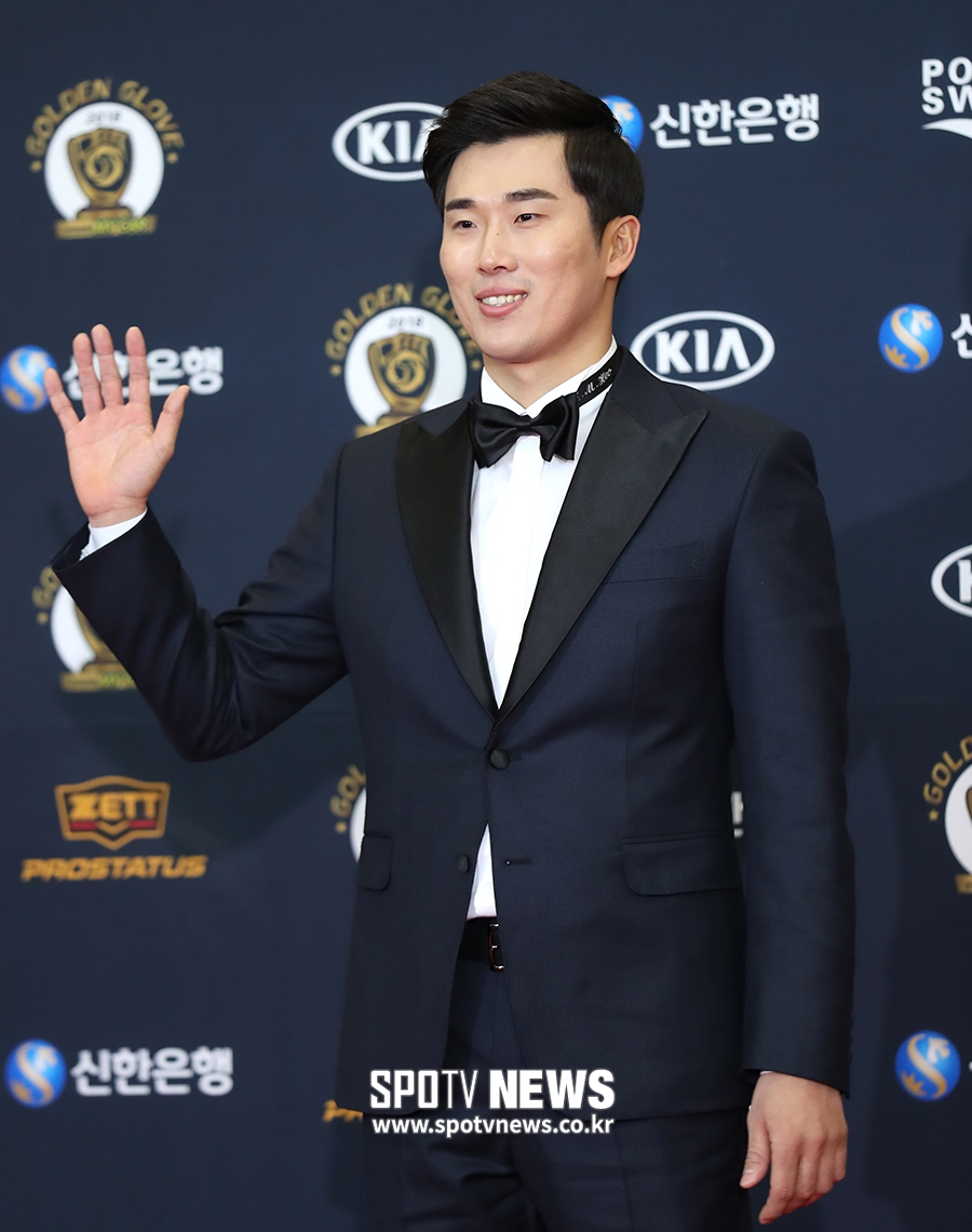 [포토S] 허경민, 새신랑의 미소