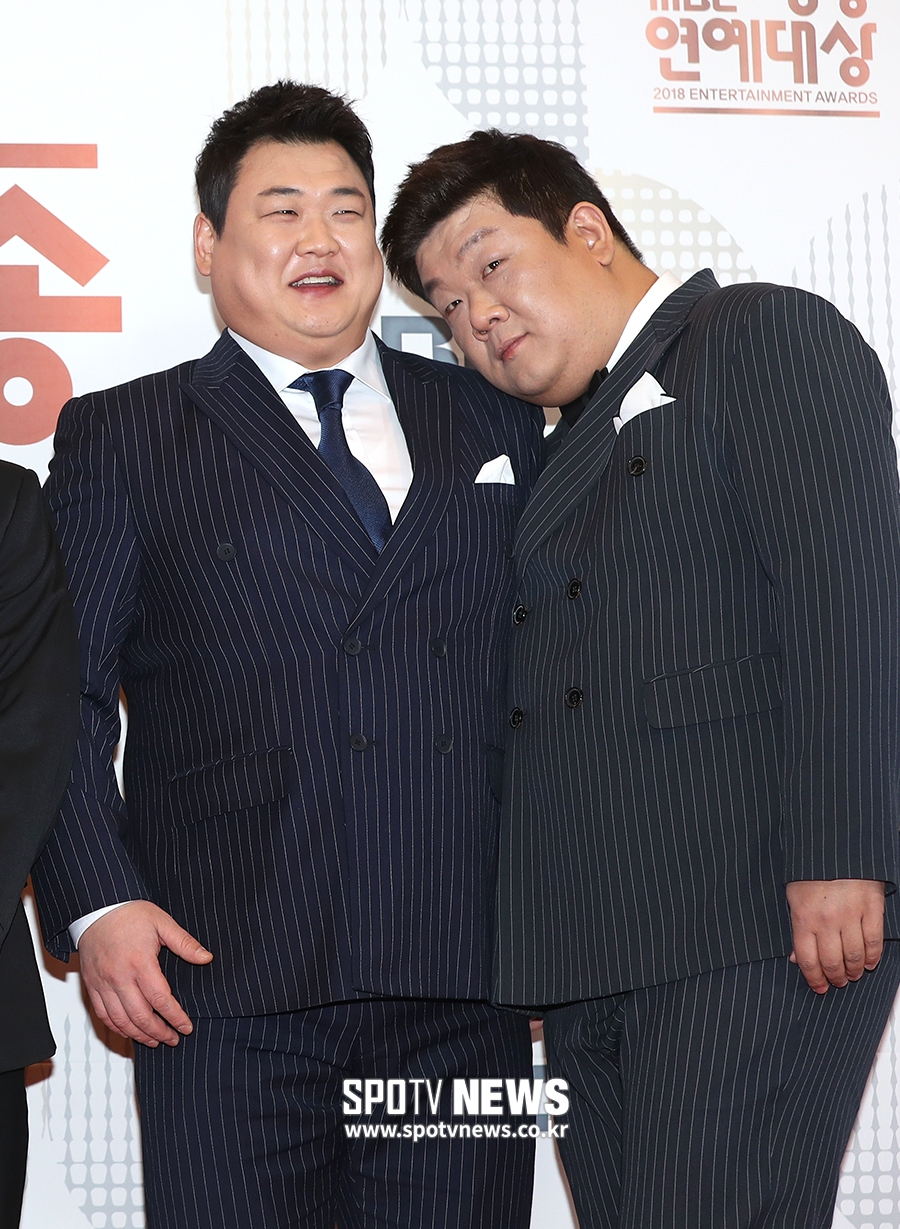 [포토S] 김준현-유민상, 숨막히는 '브로맨스'