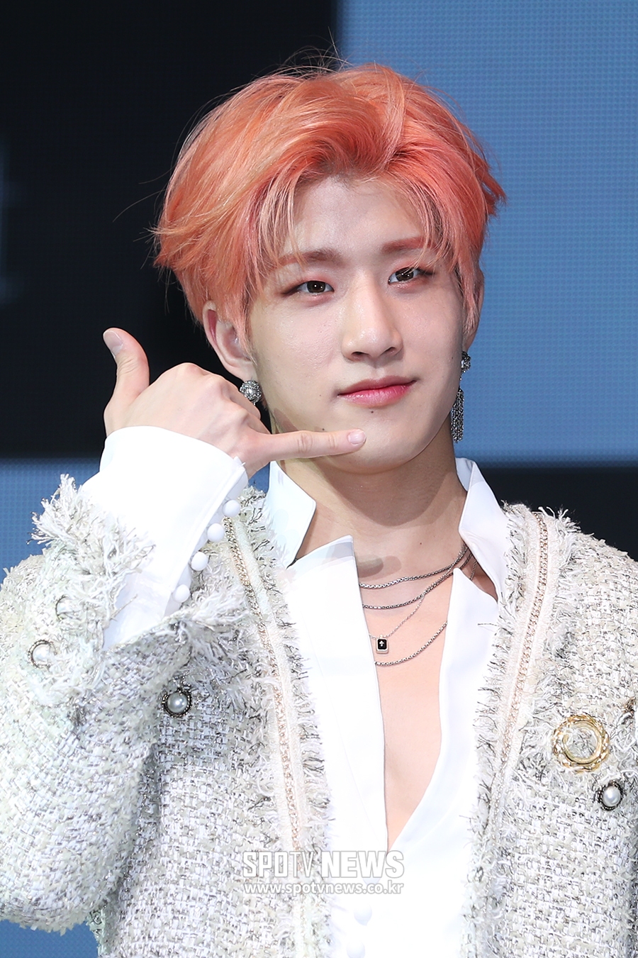 [포토S] 아스트로 진진, 오렌지빛 헤어
