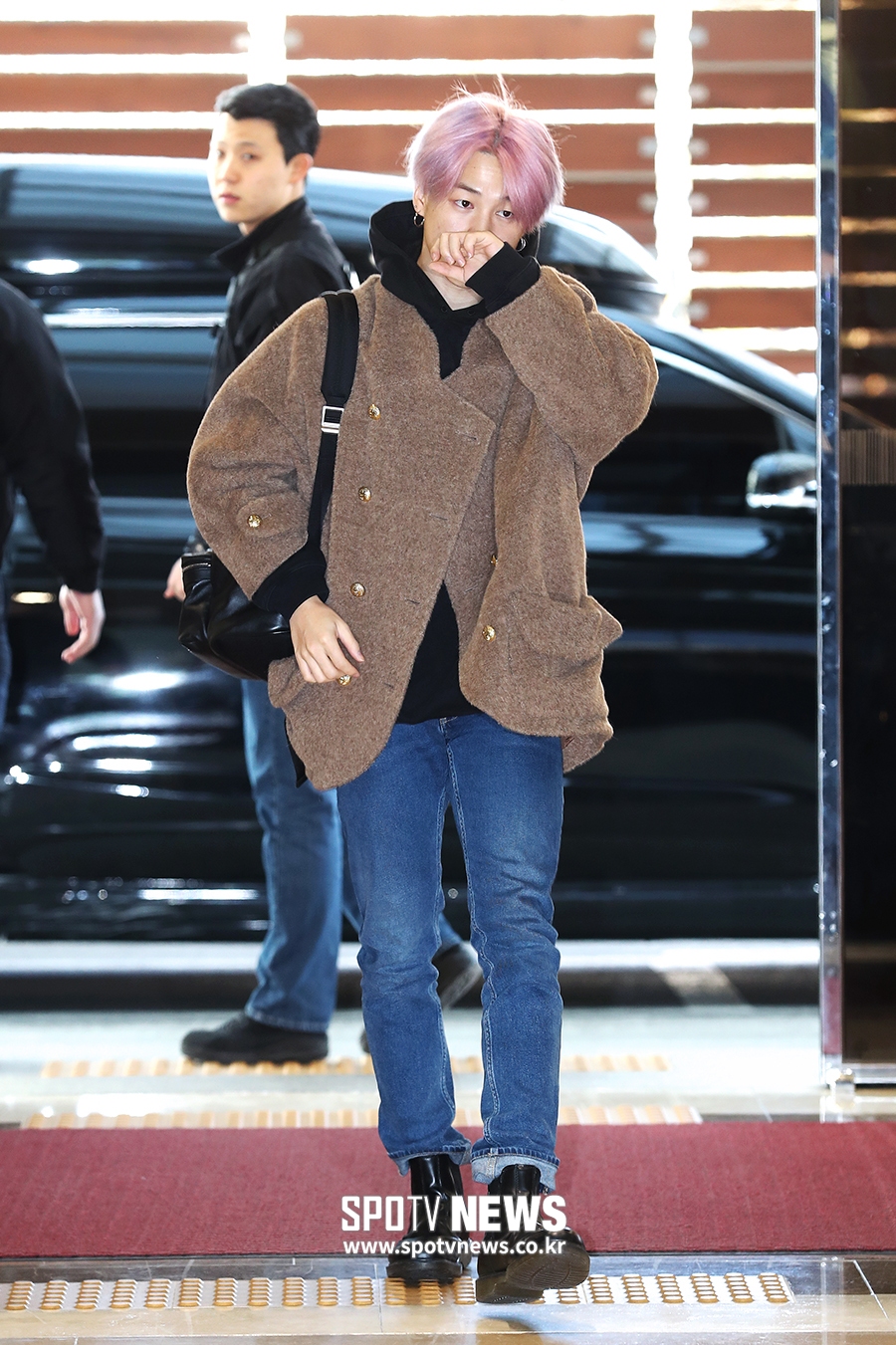 [포토S] 방탄소년단 지민, 보랏빛 머리 반짝