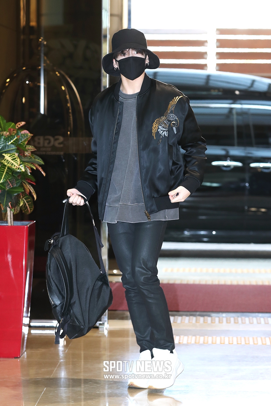 [포토S] 방탄소년단 정국, '싱가포르 아미들 만나러 가요~'