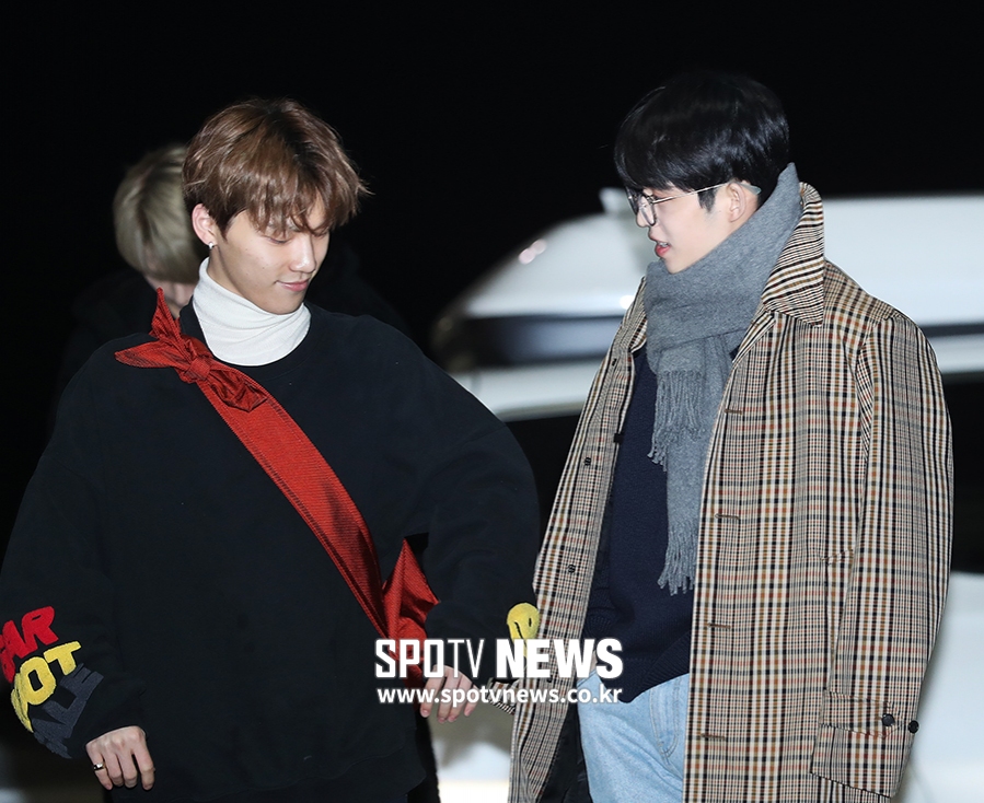[포토S] 디노-에스쿱스, 무슨 대화 중?