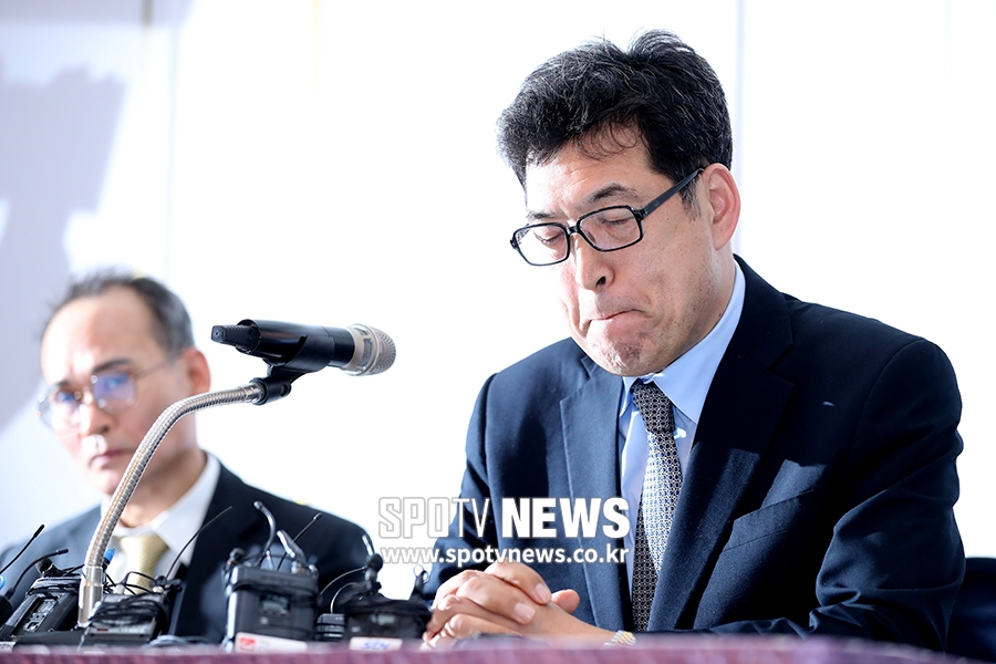 [포토S] 전명규 교수, "성폭력 사건 알지 못해"