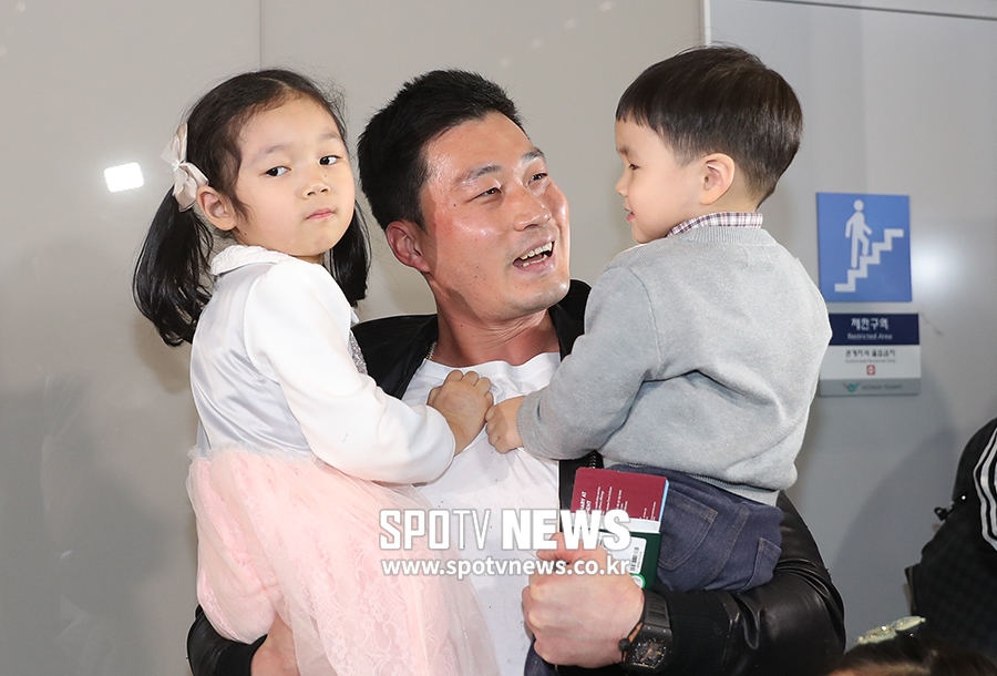 [포토S] 오승환, 조카 바보의 모습!