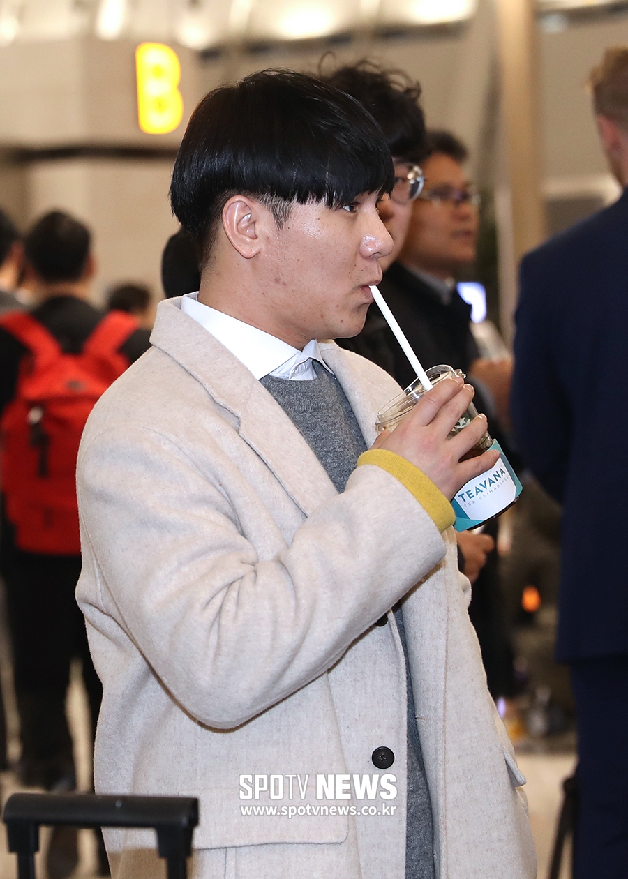 [포토S] 김선빈, 커피 한잔의 여유