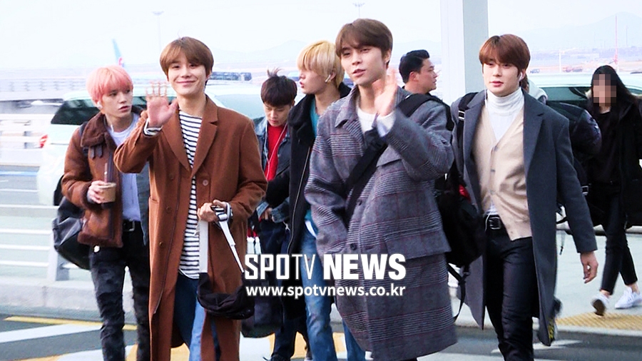 엔시티127(NCT127) 출국, '오늘도 잘생김 풀 장착' [공항패션]