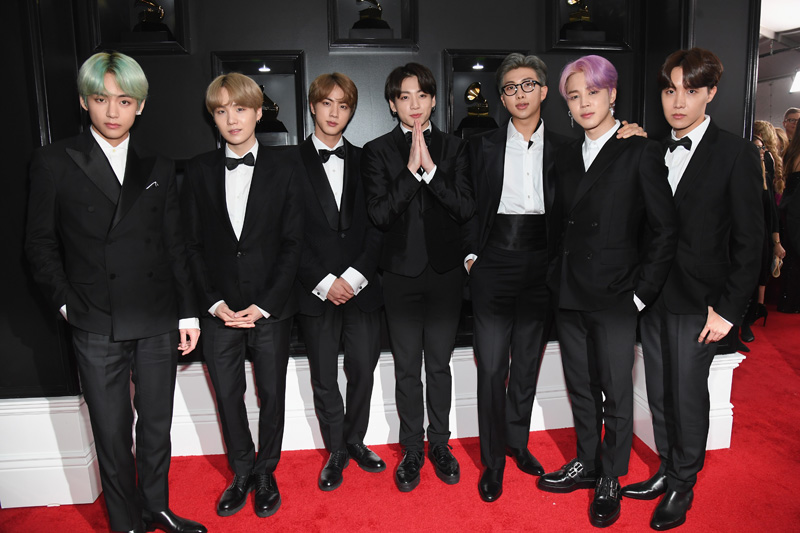 방탄소년단 그래미어워드 레드카펫 입성 '꿈 이뤘다' [영상]