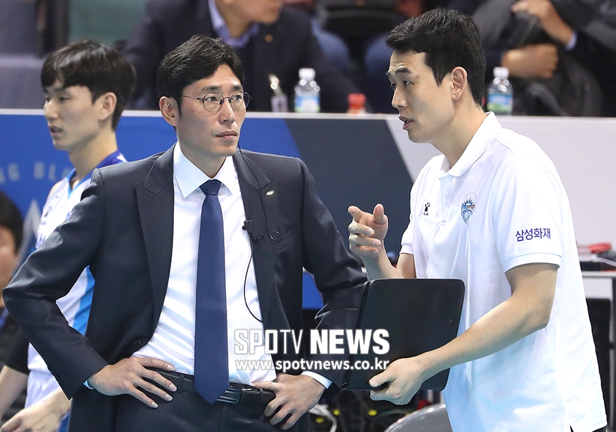 [포토S] 신진식 감독, '경기 잘 안풀리네'
