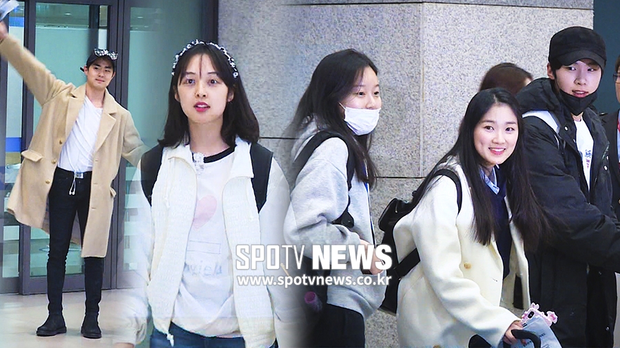 스카이캐슬 포상휴가 귀국, '잘 쉬다 왔어요~' [공항패션]